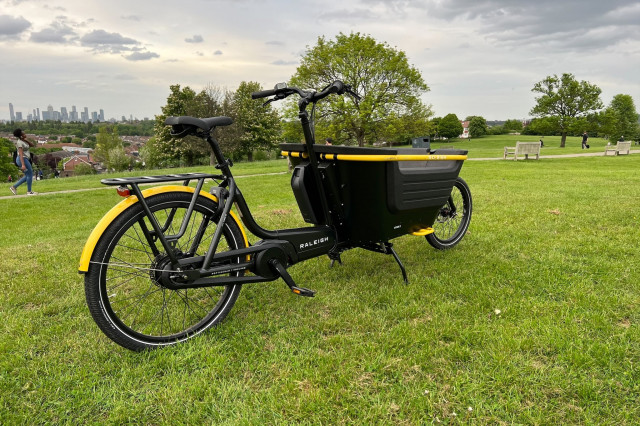 Family cargo outlet bike for sale